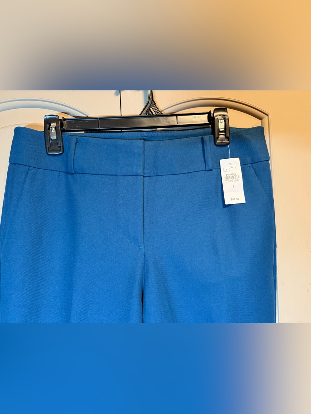LOFT Teal Blue Ankle Pants - Picture 2 of 4